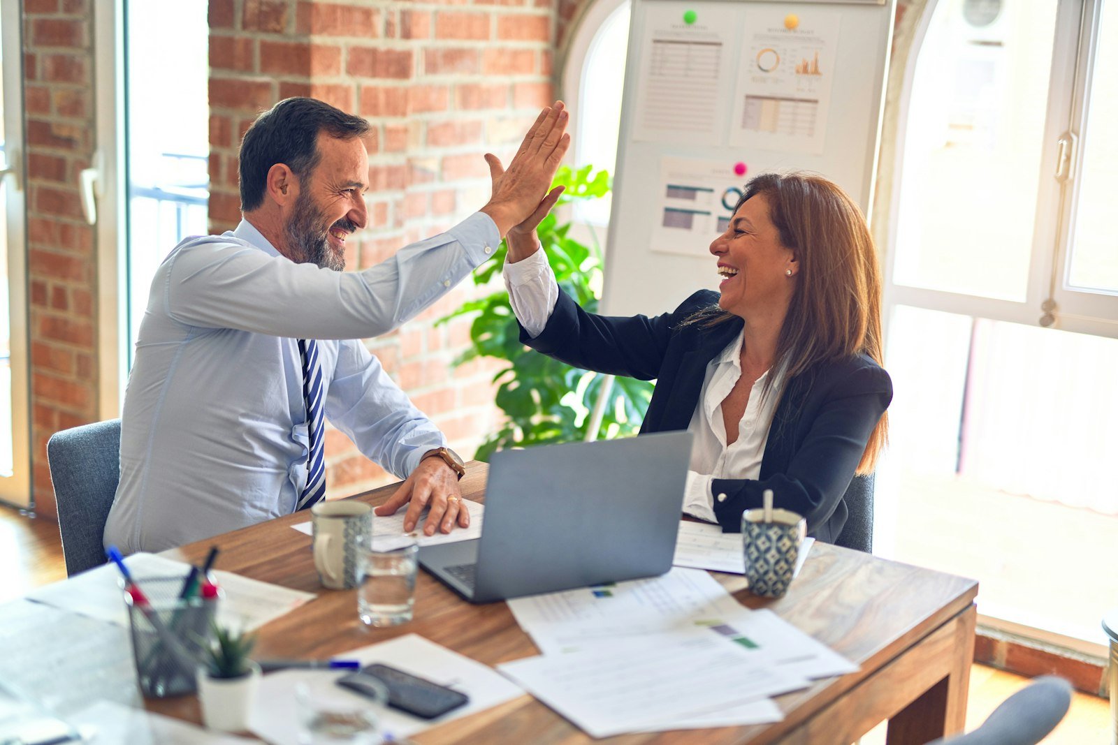Flota de vehículos de empresa gestionada con renting